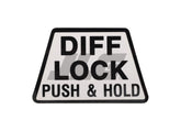 10121443 Decal Differential Lock (Foot) | JLG